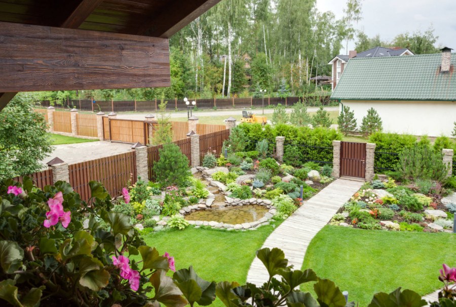 Ландшафт дачного участка