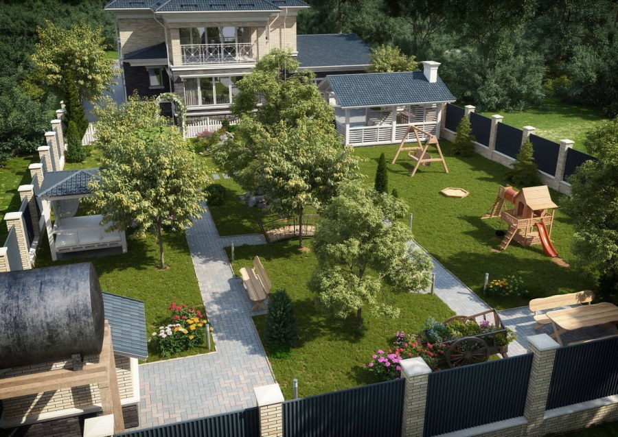 Зонирование приусадебного участка