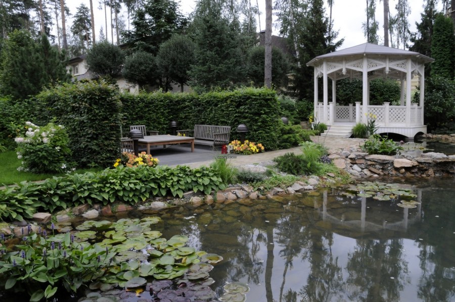 Сад в стиле русского классицизма Дворянская усадьба