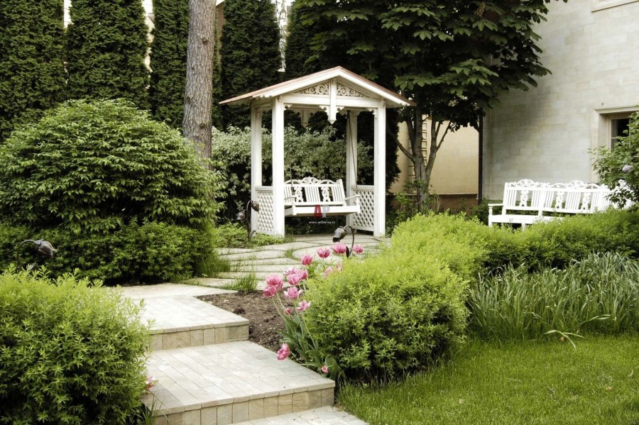 Ландшафт в стиле русской усадьбы