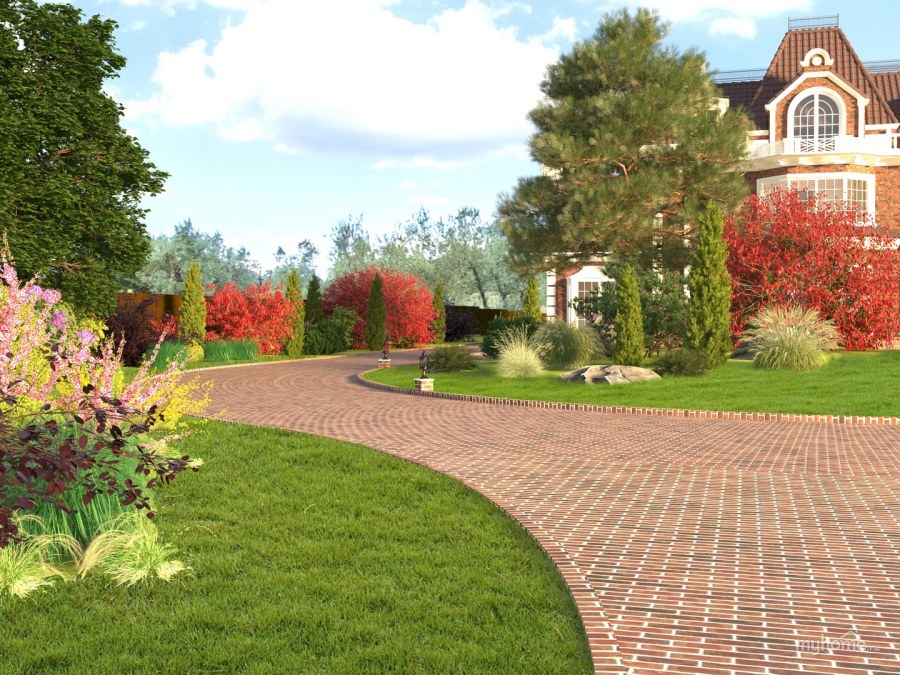 Мощение в стиле русская усадьба