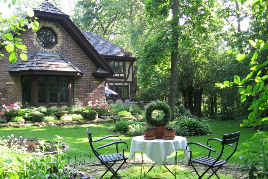 Русский усадебный стиль пейзажный сад