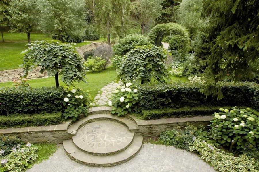 Мощение в стиле русская усадьба