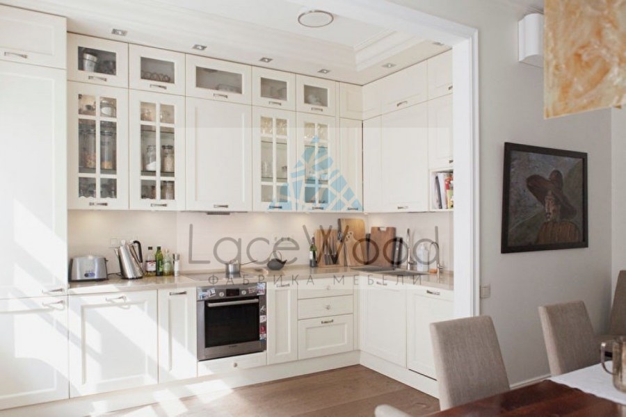 Кухни до потолка угловые классика