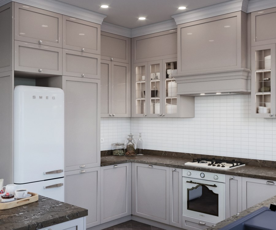 Кухня Неоклассика Мария белая