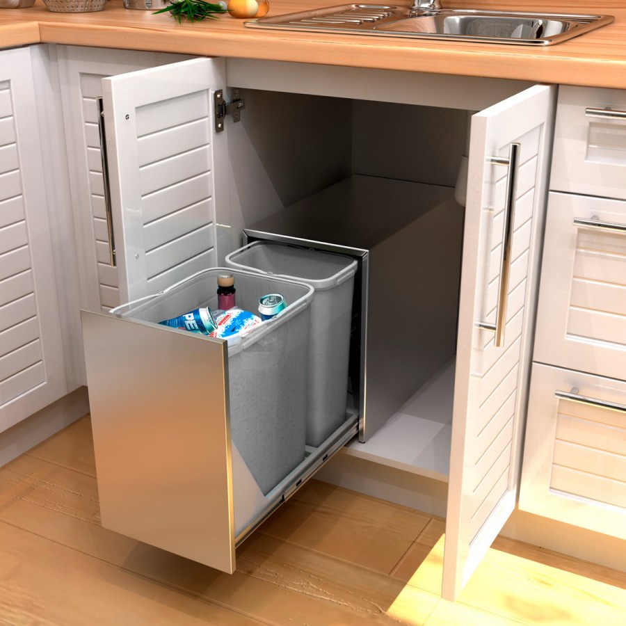 Мусорное ведро envi Space 600 на выдвижной фасад 600 мм