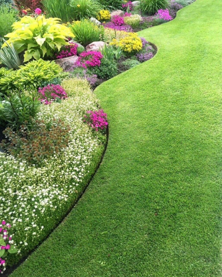 Клумбы рабатки бордюры миксбордеры