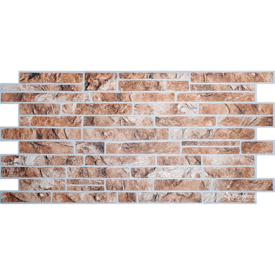 Панель ПВХ "сланец натуральный" "Грейс"