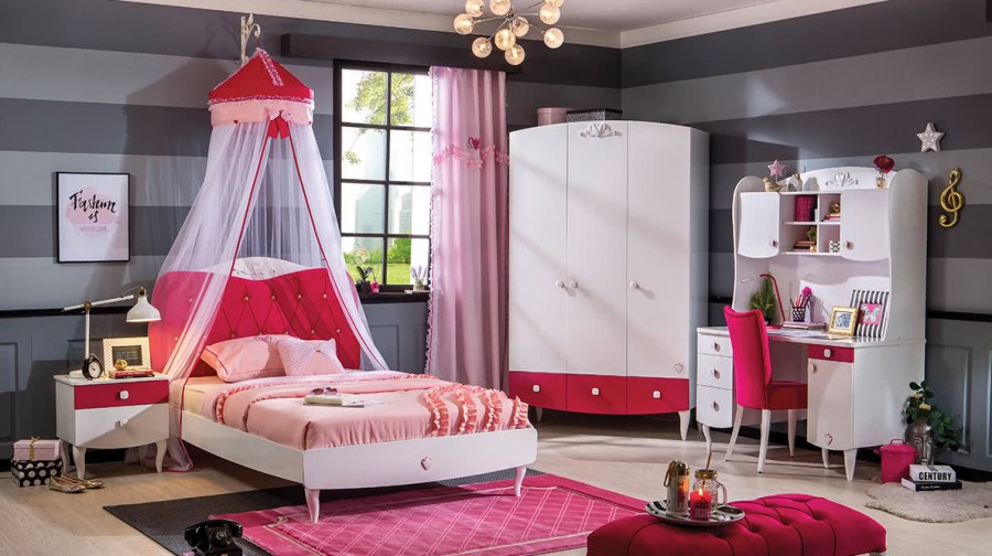 Шкаф 3-х дверный Cilek Yakut