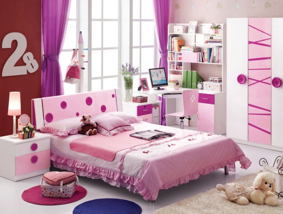Розовая комната для подростка
