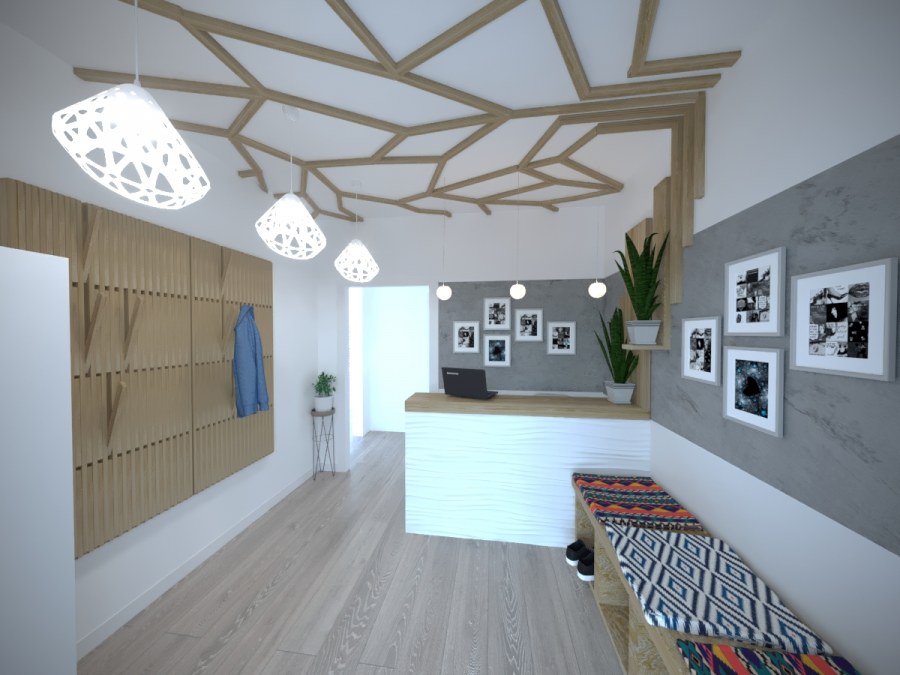 Уютная квартира с большими окнами