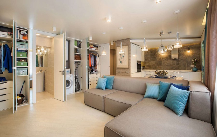 Интересные решения для маленькой квартиры