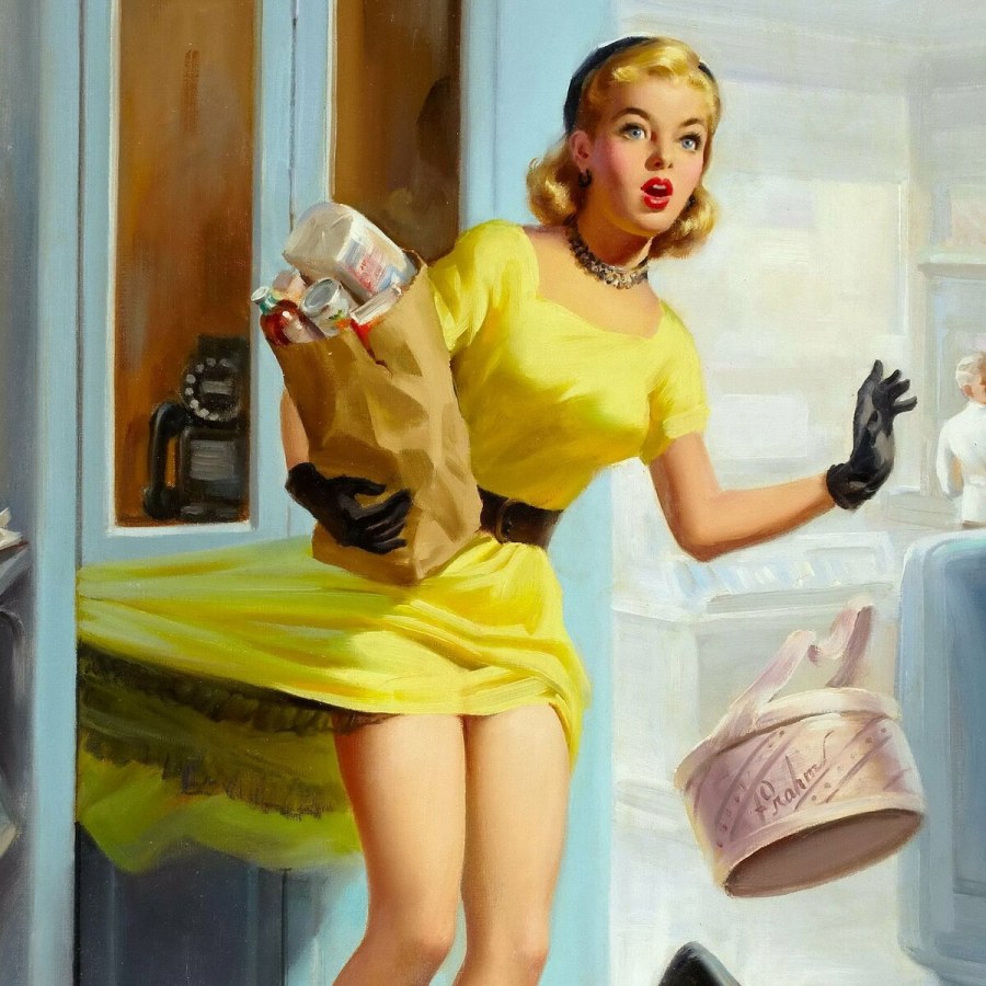 Ванная в стиле пин ап