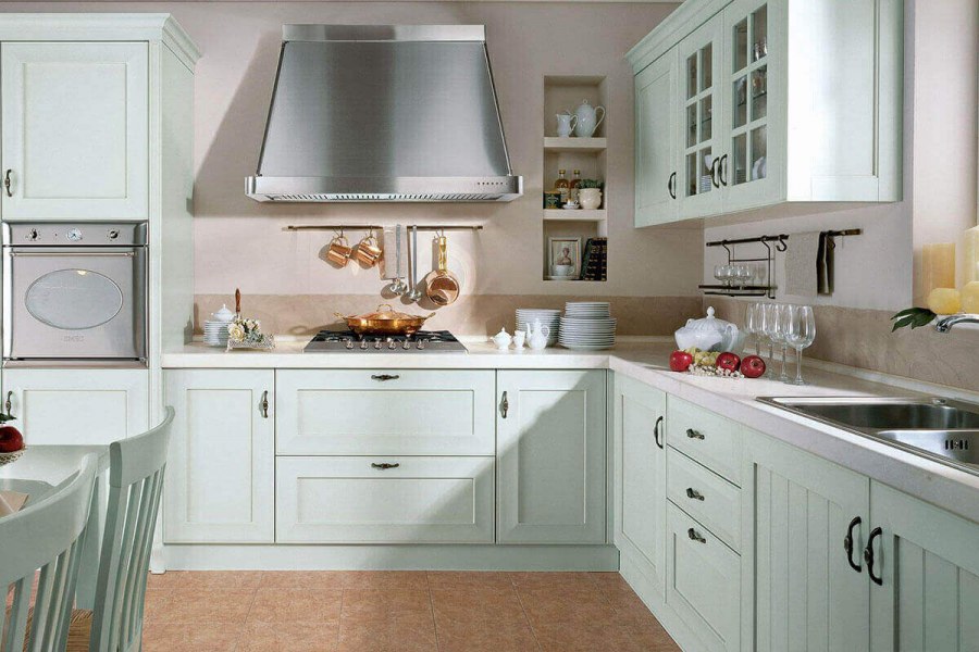 Красивые кухни серого цвета