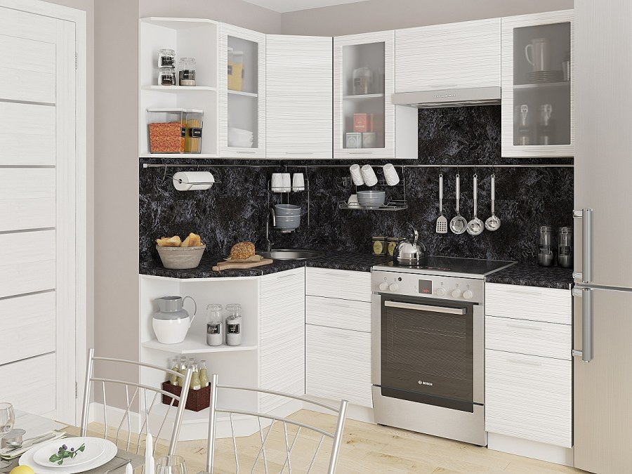 Кухня Валерия м страйп угловая