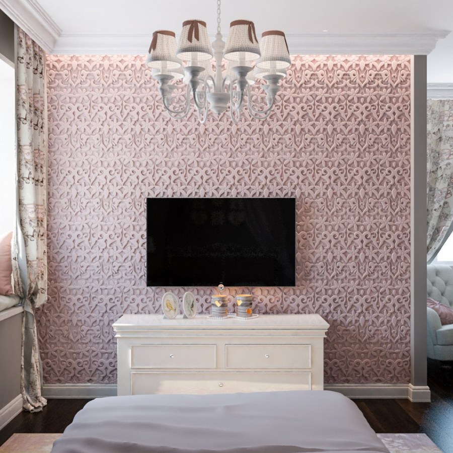 3d панели в классическом интерьере