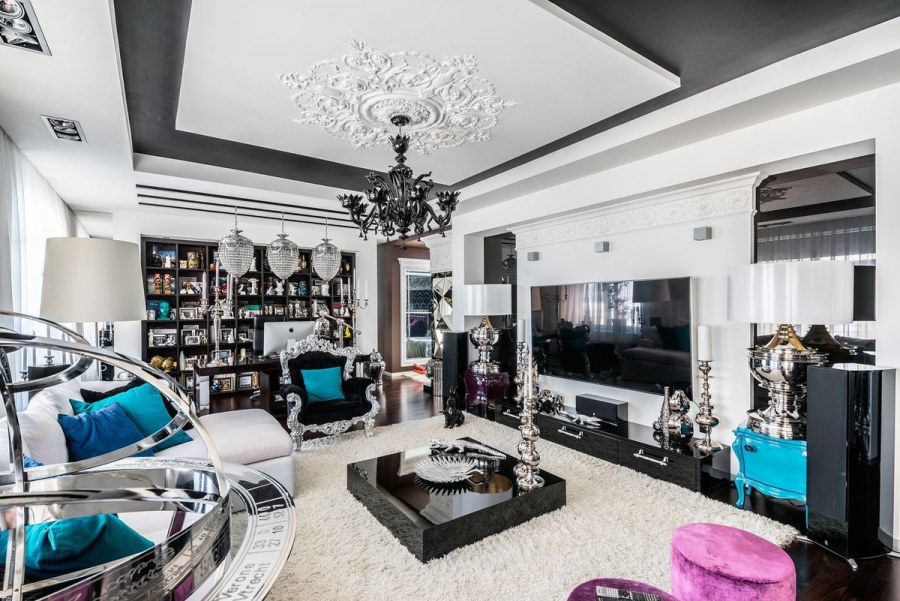 Гостиная в стиле Эклектика