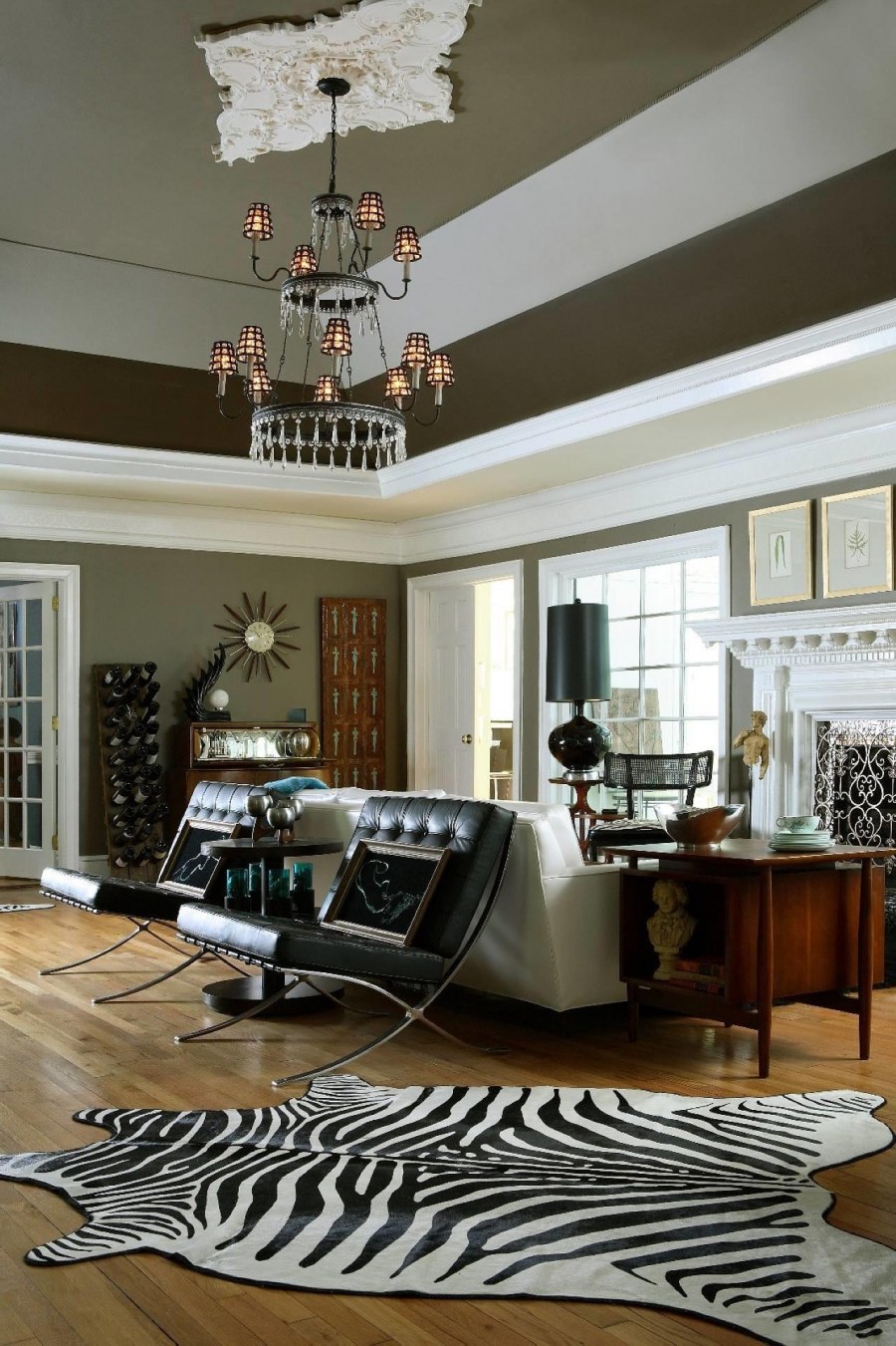 Гостиная в стиле Фьюжн