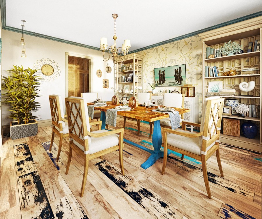 Интерьер Фьюжн гостиная