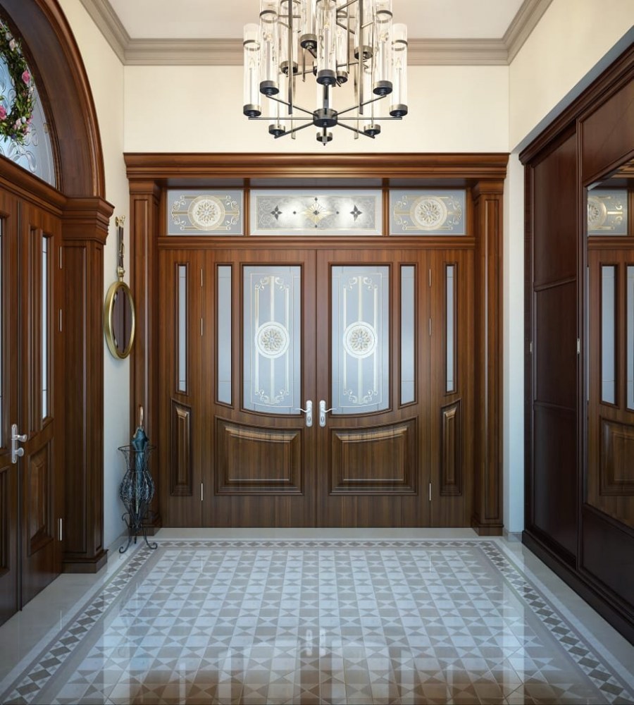 Прихожая в стиле фармхаус