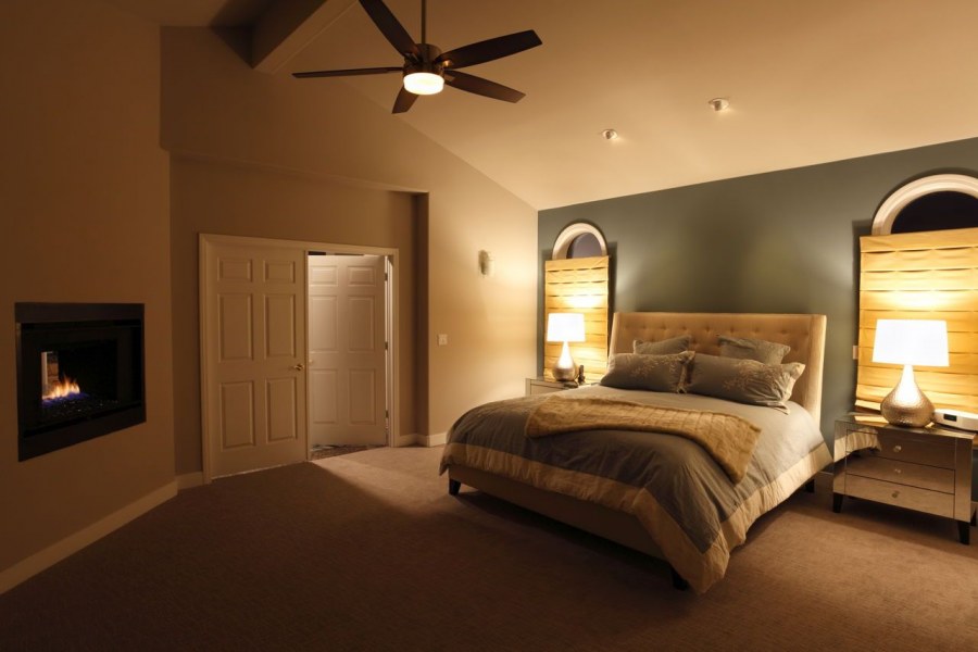 Архитектурное освещение спальни