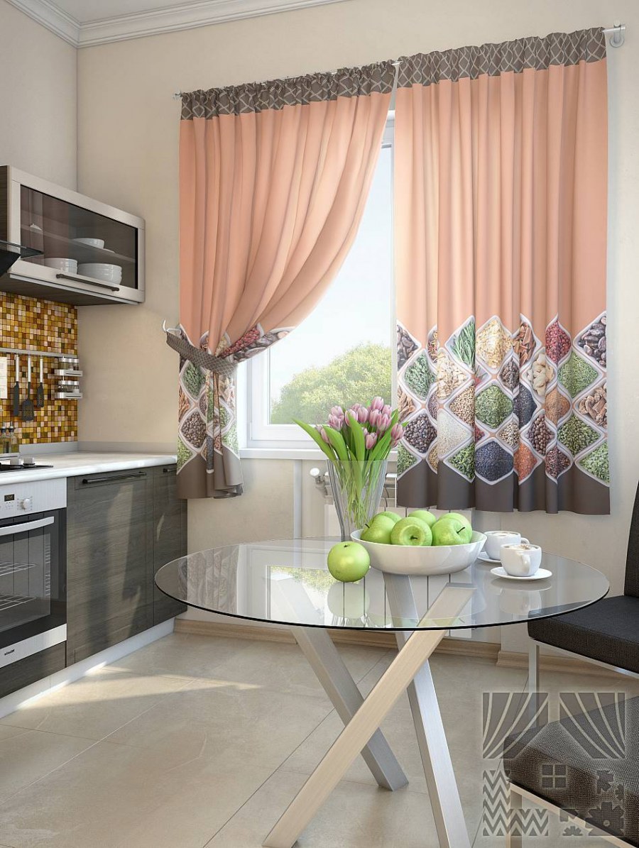 ТОМДОМ шторы для кухни