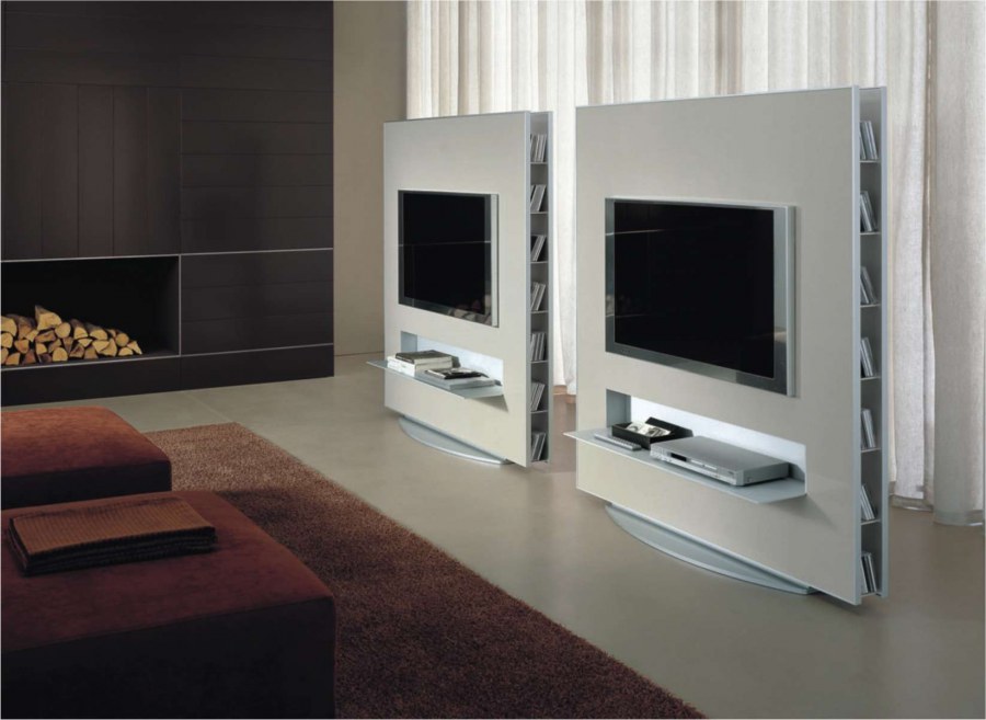 Телевизор на вращающейся панели