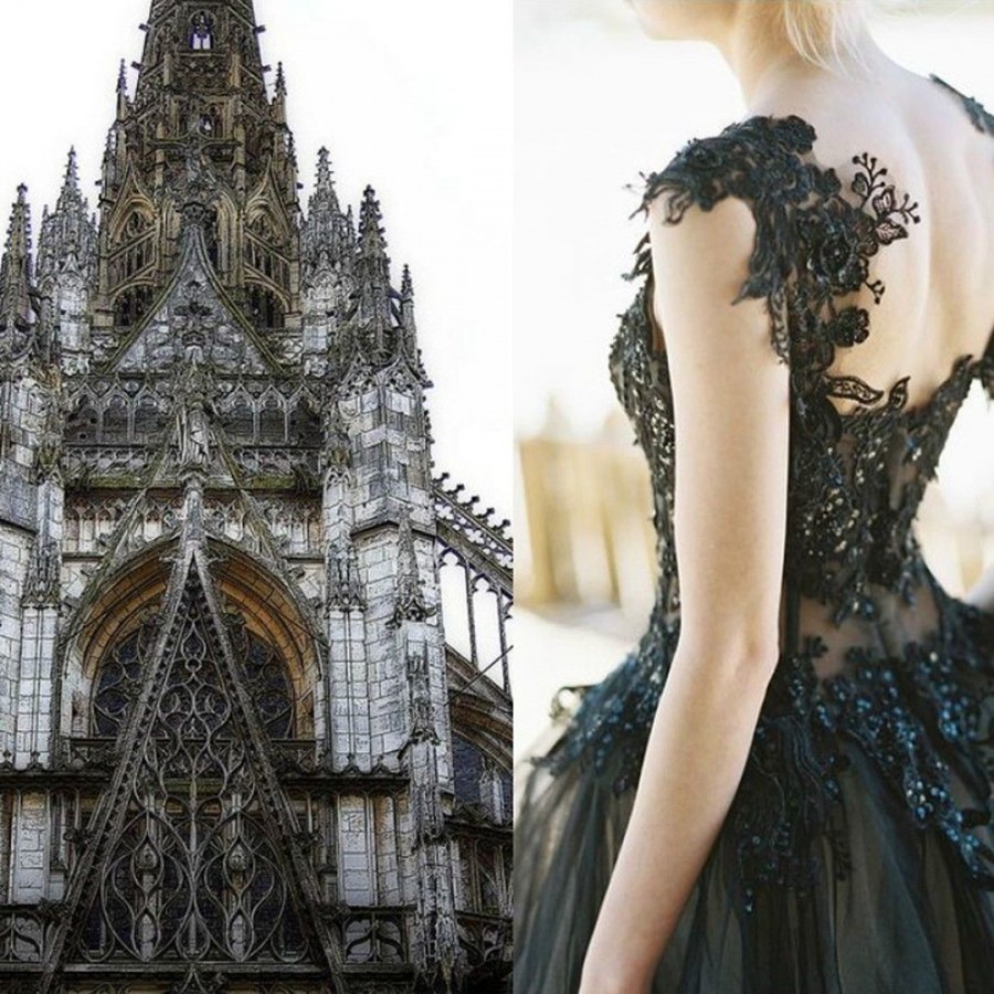 Готическая архитектура в одежде