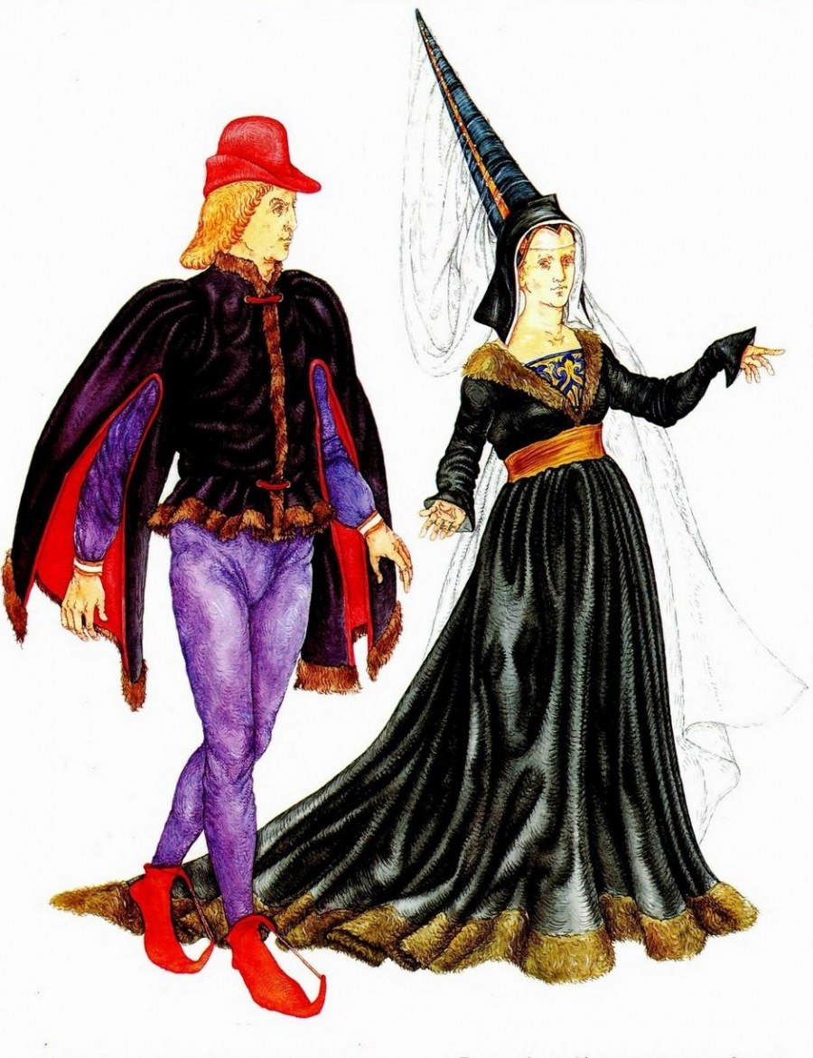 Бургундская мода и Франция 15 века