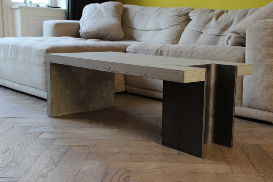 Дизайнерская мебель из бетона и дерева