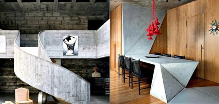 Брутальная мебель из бетона