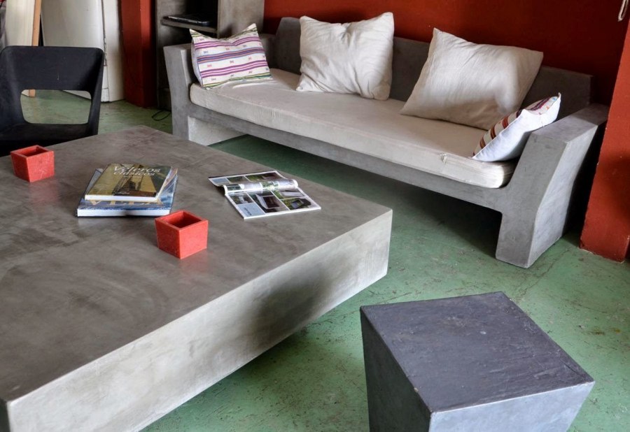 Бетонная мебель