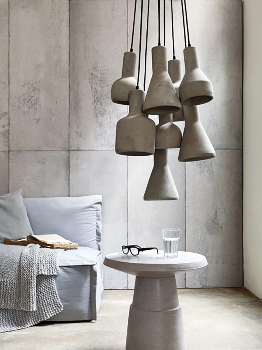 Предметы интерьера из бетона