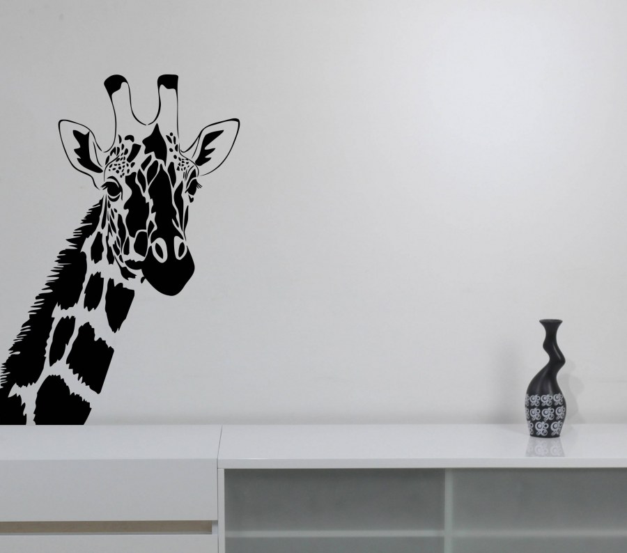 Голова жирафа на стену