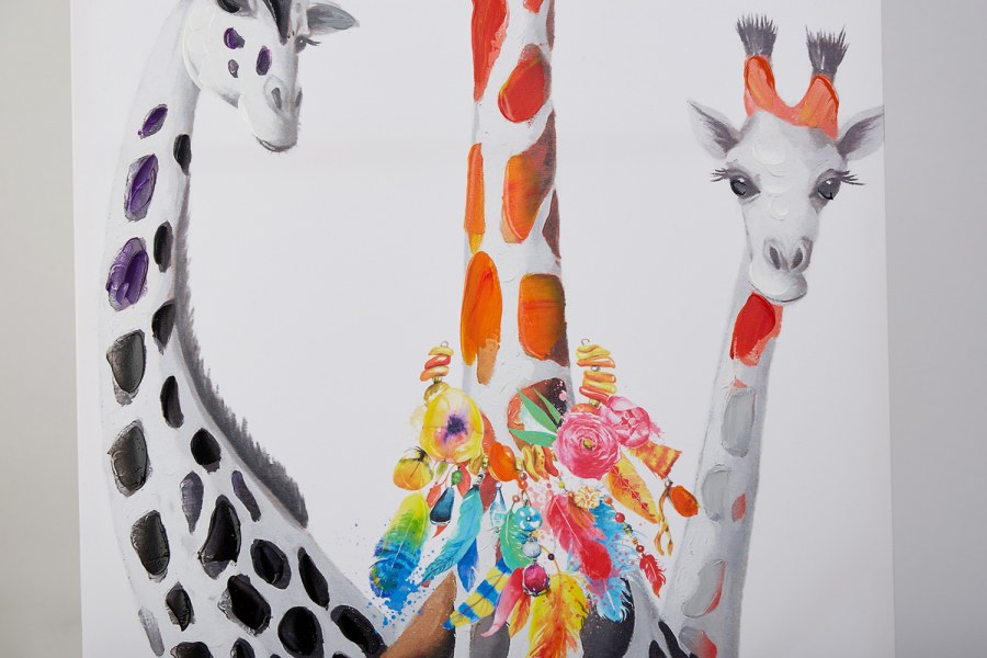 Жираф разноцветный Энди Уорхола
