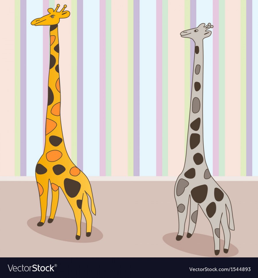 Жираф вектор для корел