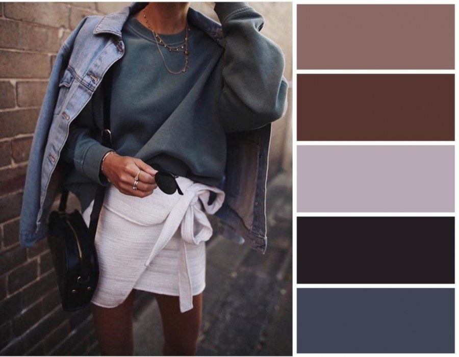 Цветовые сочетания в одежде