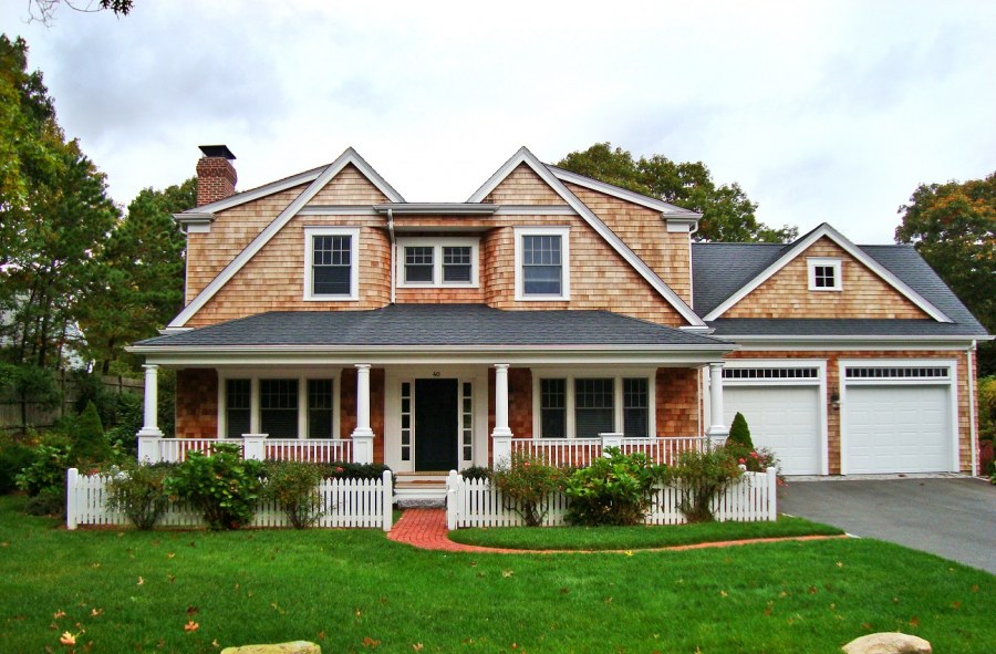 Планировки домов в стиле Кейп код