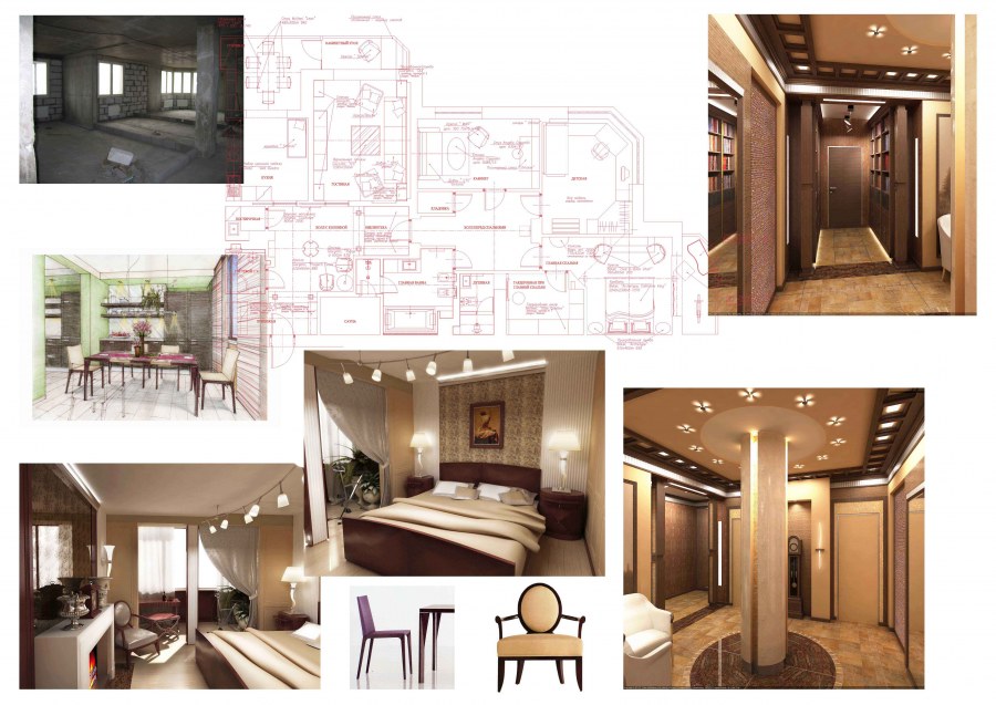 Портфолио по дизайну интерьера