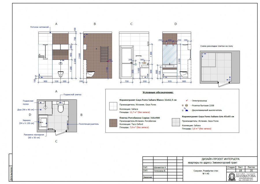 Титульный лист дизайн проекта