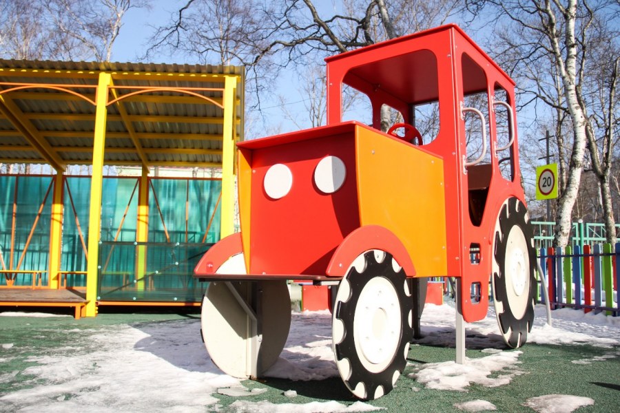 Площадки в детском саду 2000