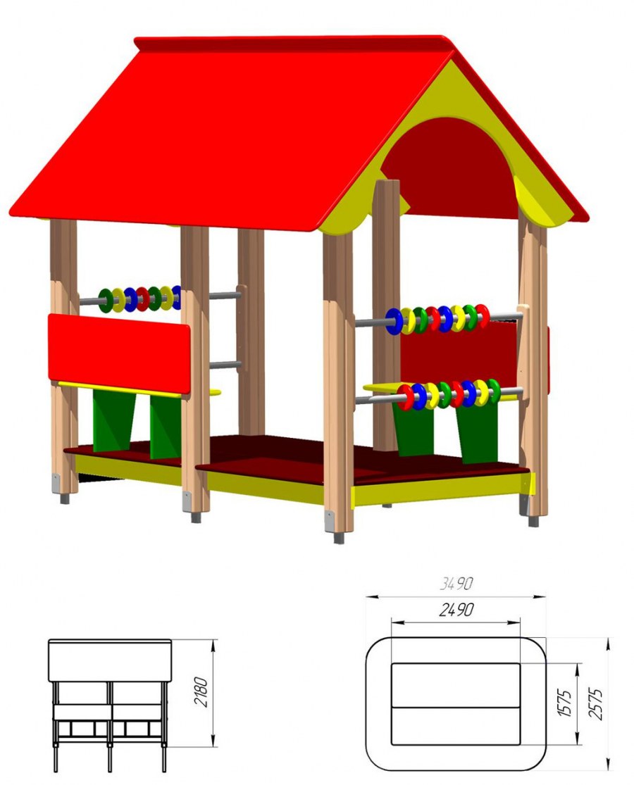 Домики на площадку для детей раннего возраста