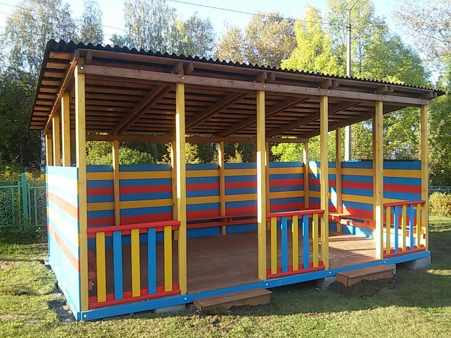 Теневой навес Радуга