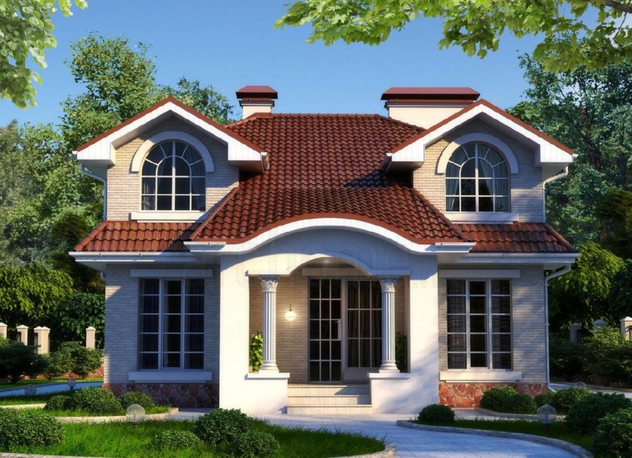 Фасады одноэтажных домов