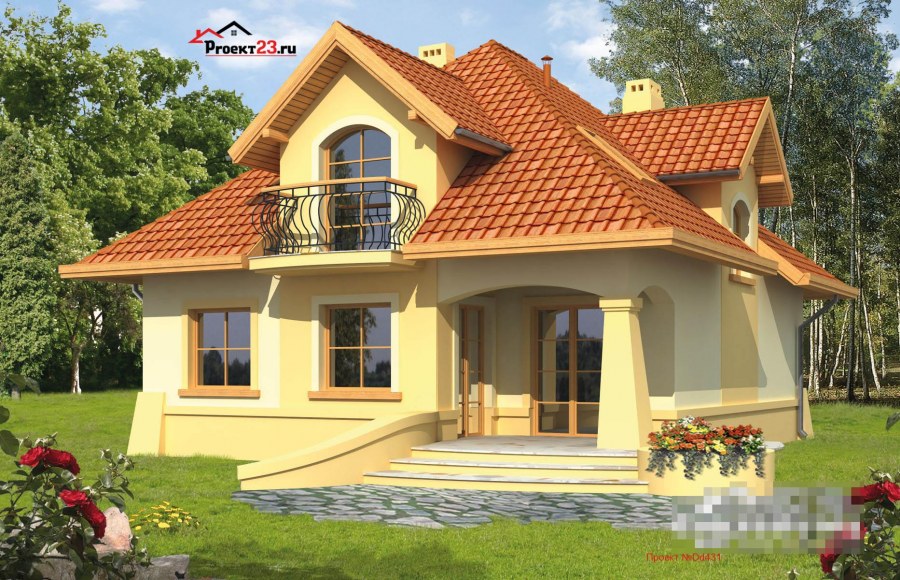 Красивые фасады домов