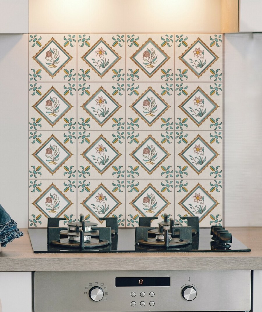 Наклейки на плитку на кухне