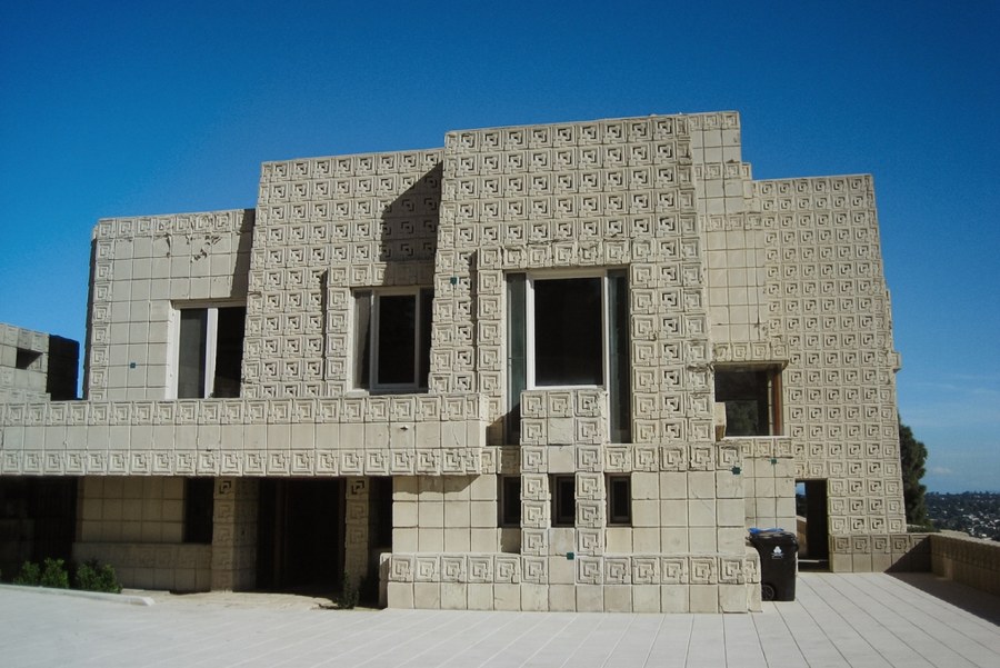 Ennis House фасад блоки