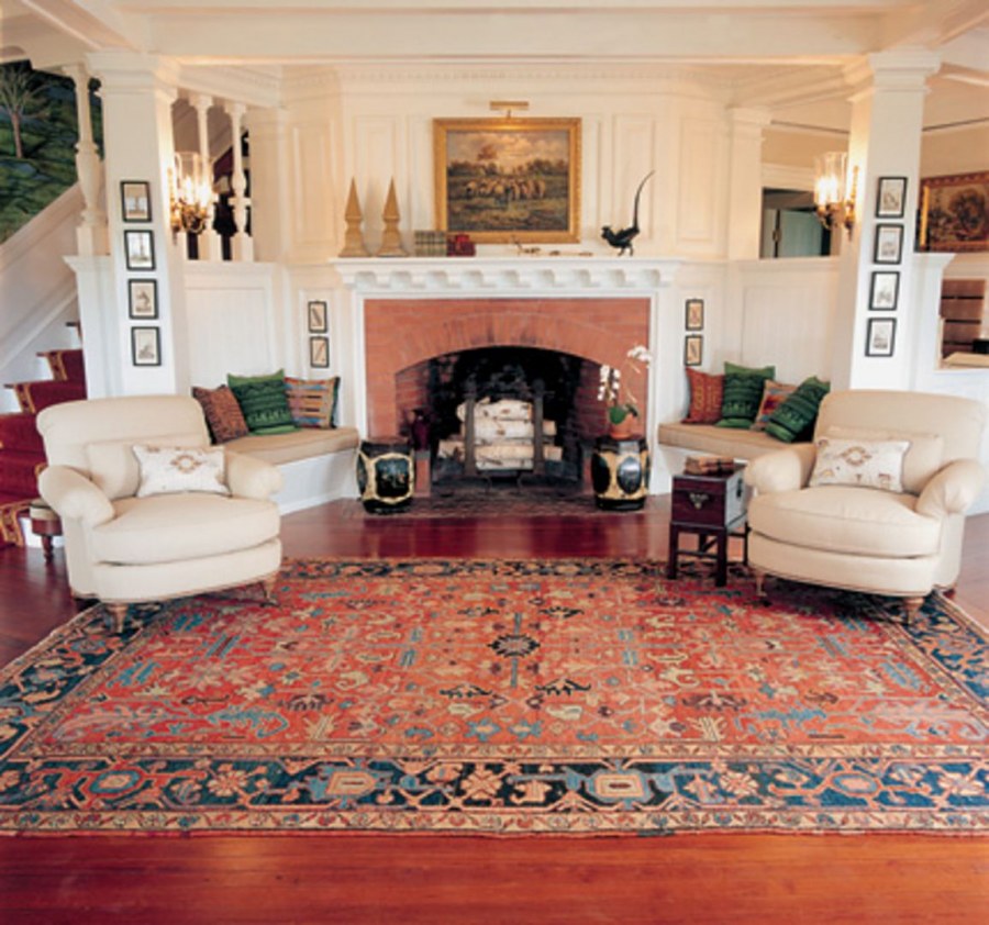 Интерьер с ковром в арабском стиле