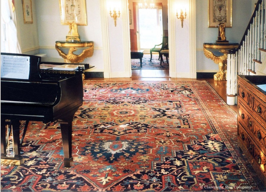 Ковер антик в интерьере