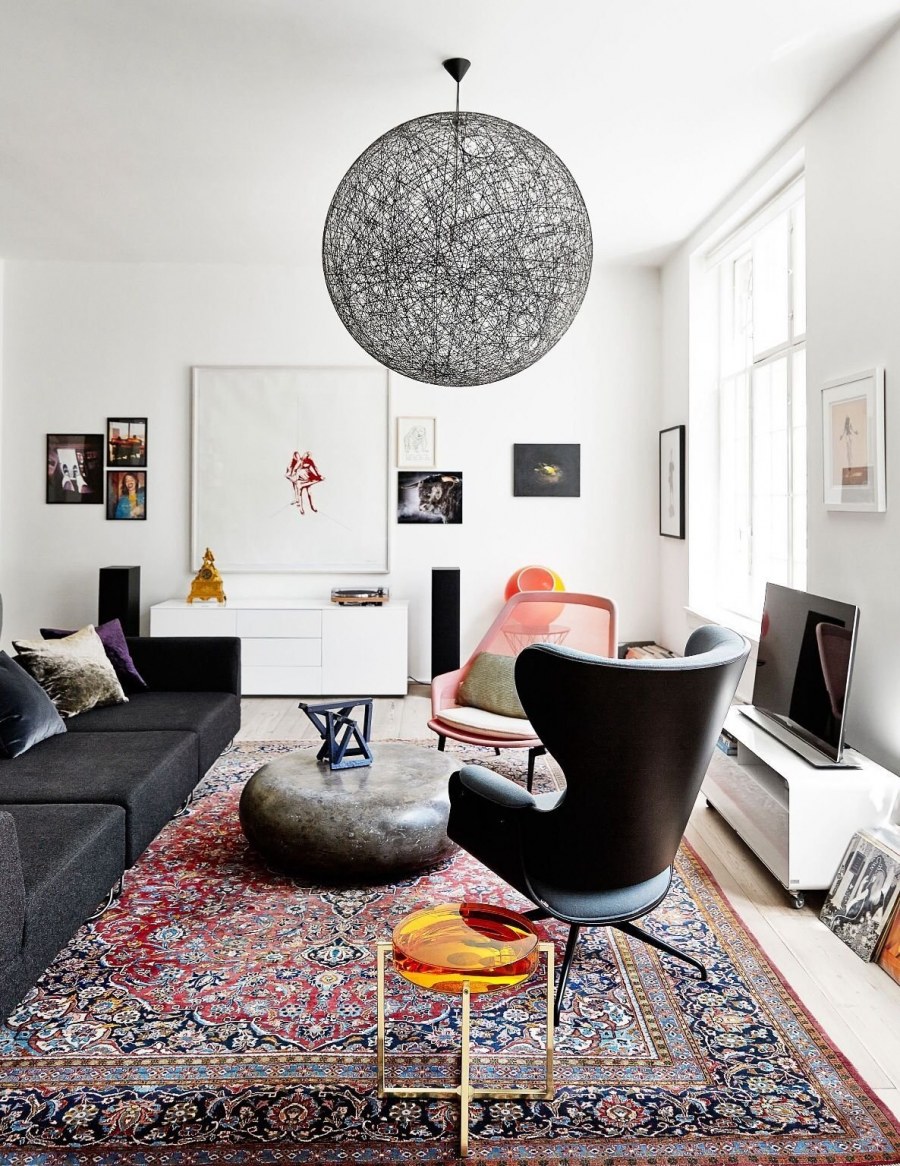 Ковер в скандинавском интерьере